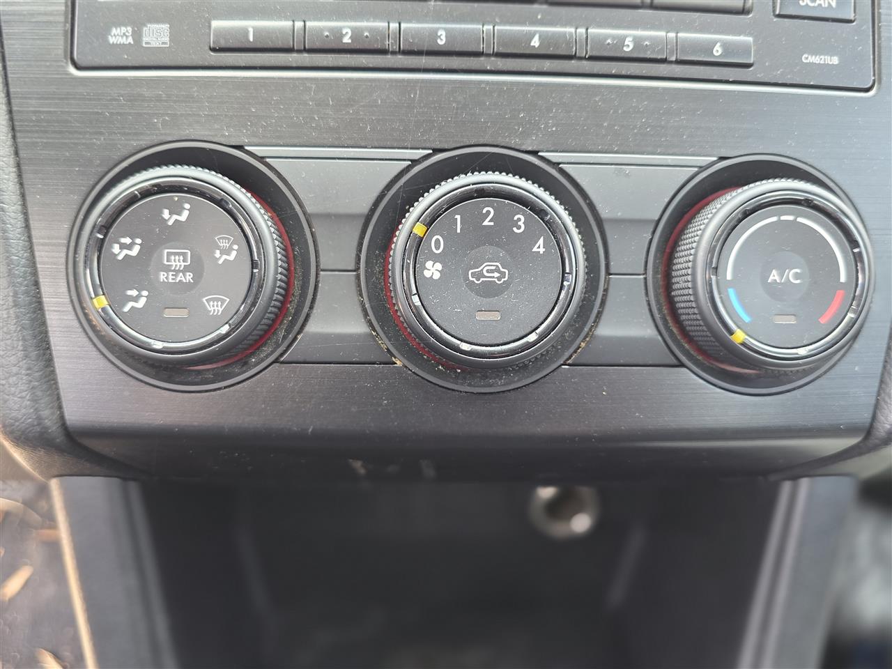 2012 2013 2014 Subaru Impreza, Subaru XV Crosstrek AC Heater Temperature Climate Control Unit manual