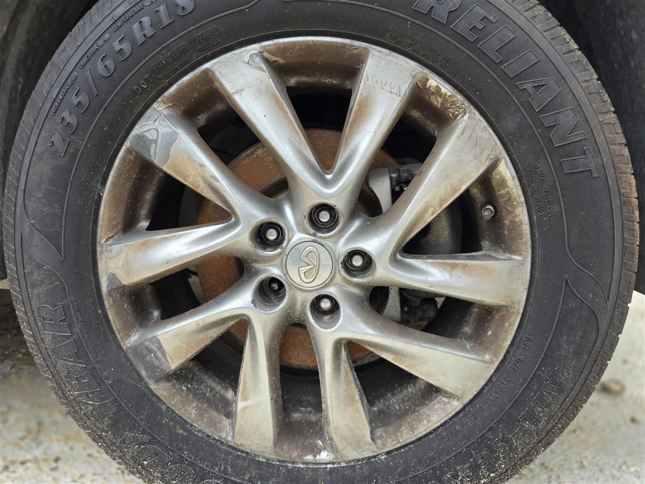 2013 2014 2015 Infiniti QX60, Infiniti JX35 Wheel Rim 18x7 1 2 alloy 10 split spoke