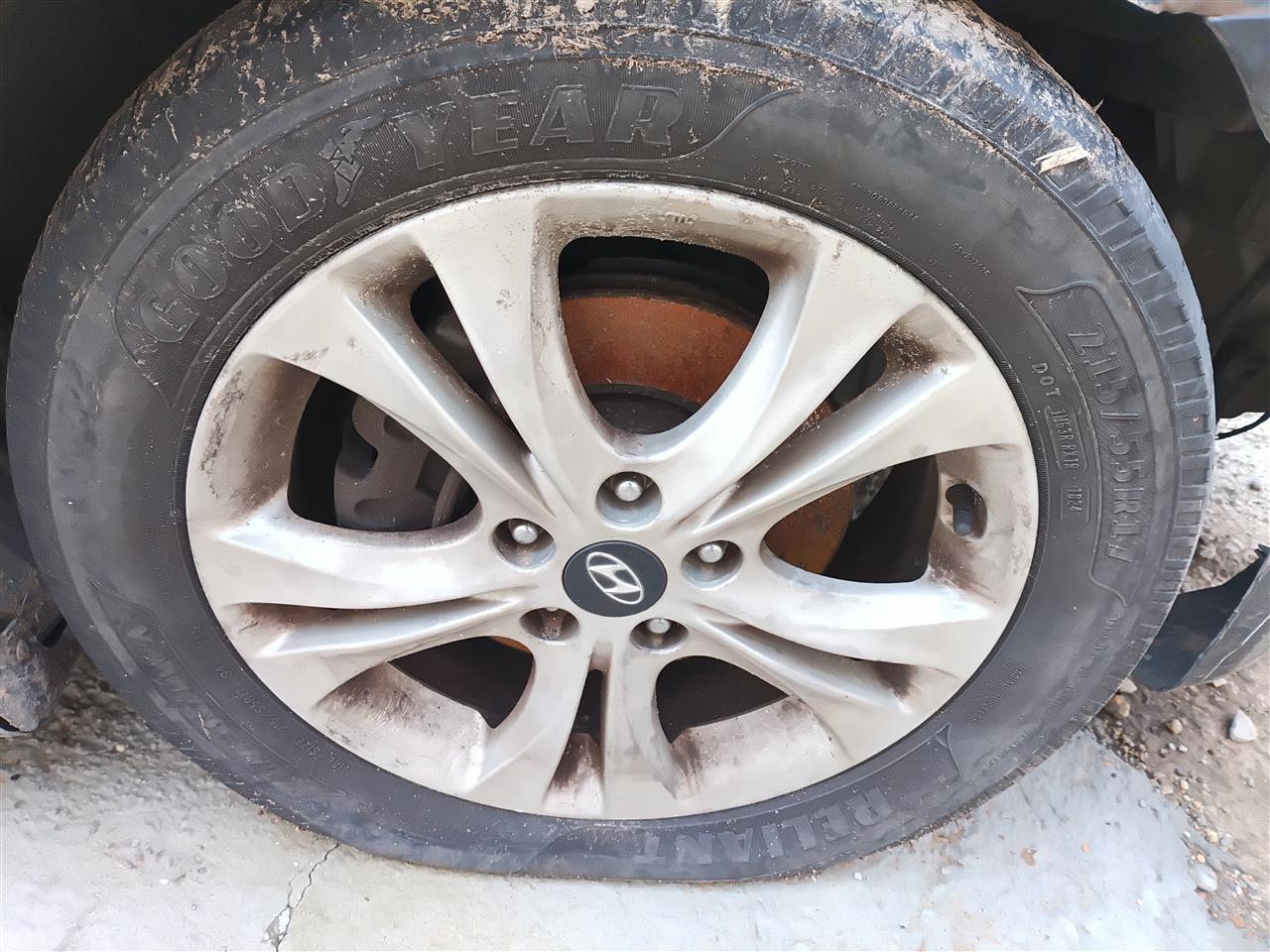 2011 2012 2013 Hyundai Sonata Wheel Rim 17x6 1 2 alloy 10 spoke
