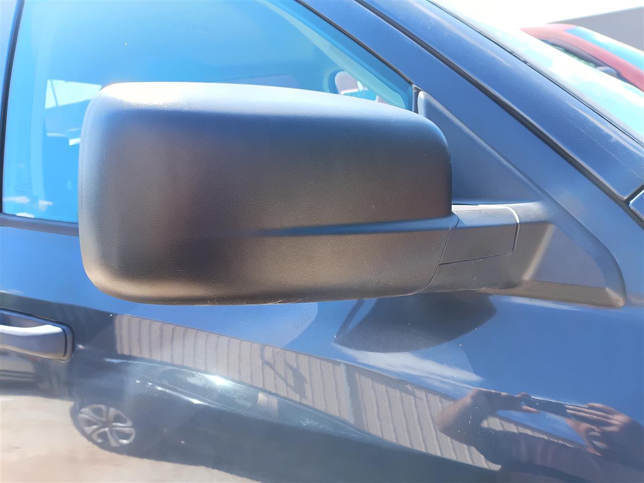 Used OEM Right Passenger Side View Door Mirror from 2018 Dodge 1500