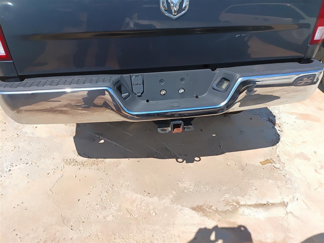 Used OEM Bumper Assembly, Rear from 2018 Dodge 1500