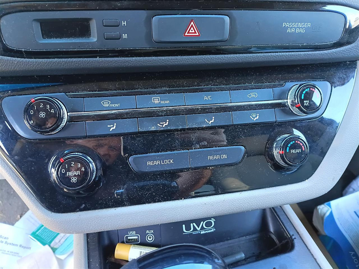 Used OEM AC Heater Temperature Climate Control Unit from 2016 Kia Sedona