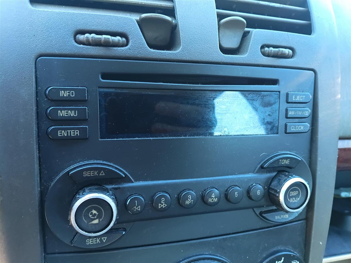 Used OEM Radio Stereo Audio Head Unit from 2006 Chevrolet Malibu