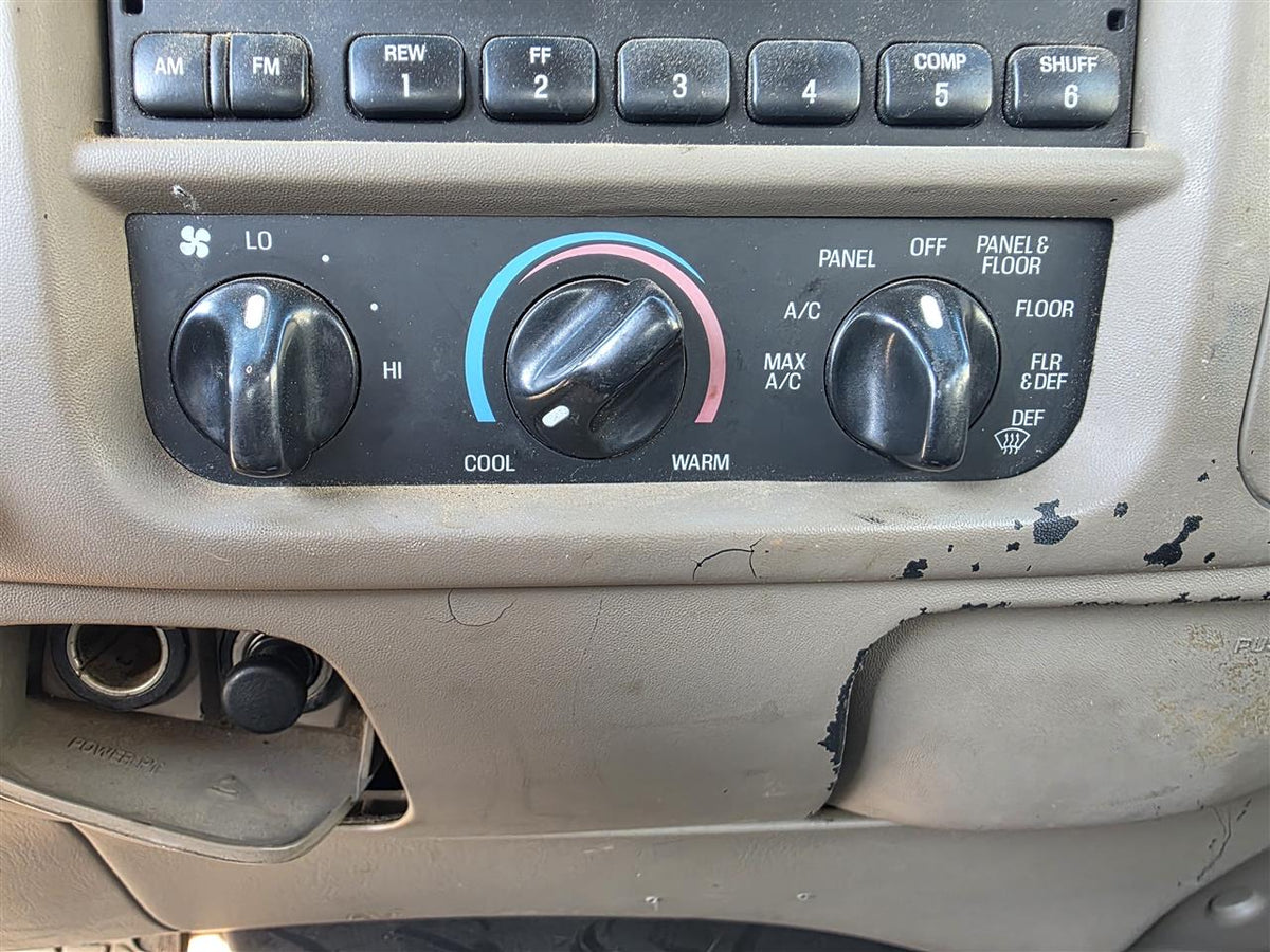 Used OEM AC Heater Temperature Climate Control Unit from 2002 Ford F150