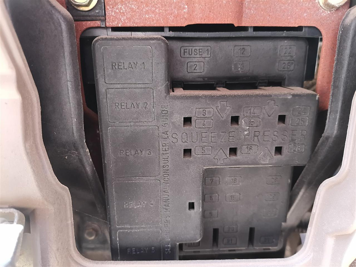 Used OEM Cabin Interior Fuse Box Relay Panel from 2002 Ford F150