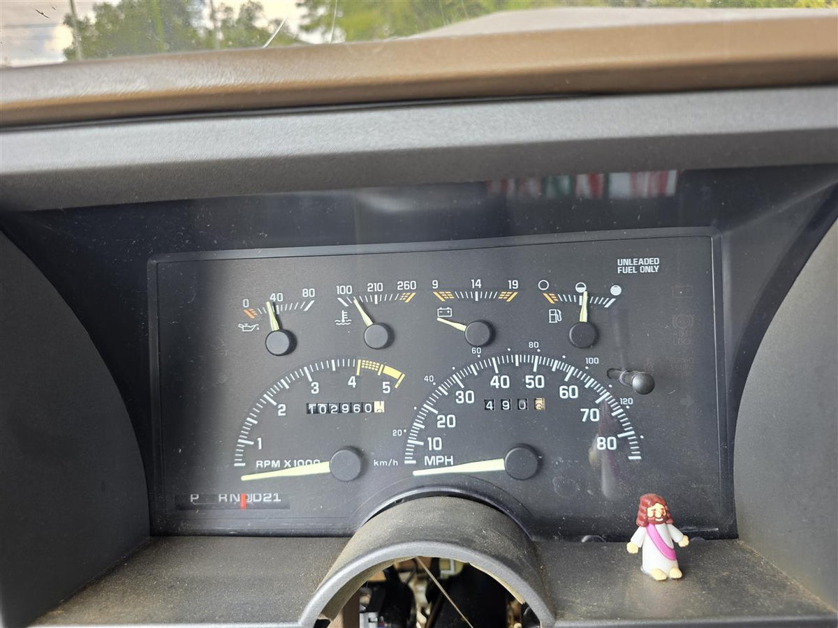 Used OEM Speedometer Instrument Gauge Cluster from 1994 Chevrolet 1500