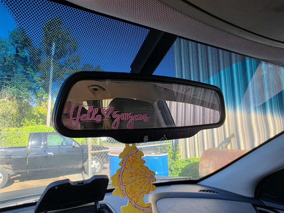 Used OEM Interior Rear View Mirror from 2013 Hyundai Santa FE