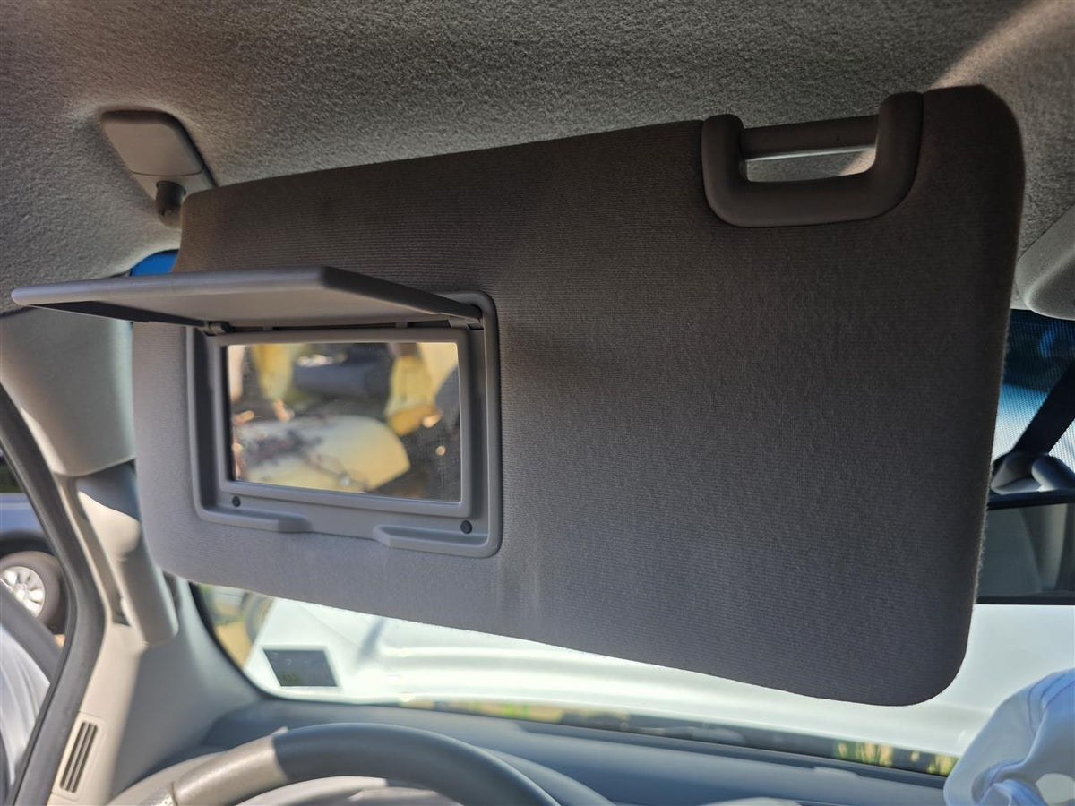 Used OEM Driver Side Left Sun Visor from 2014 Nissan Frontier
