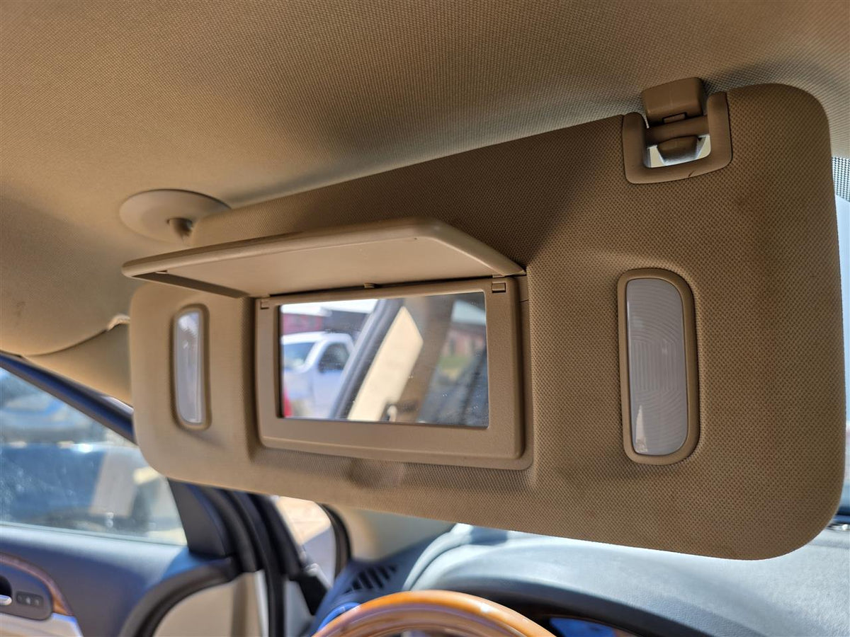 Used OEM Driver Side Left Sun Visor from 2011 Buick Enclave