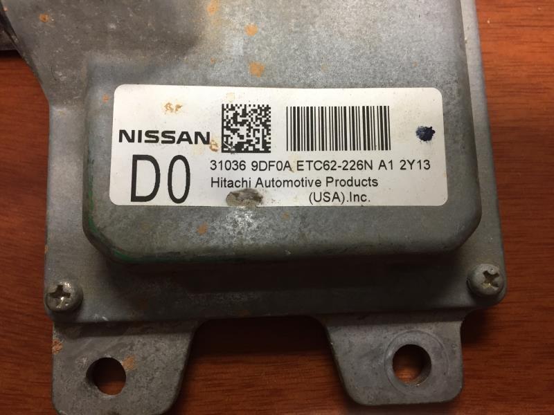 2013 Nissan Maxima Chassis Cont MOD Transmission AT CVT