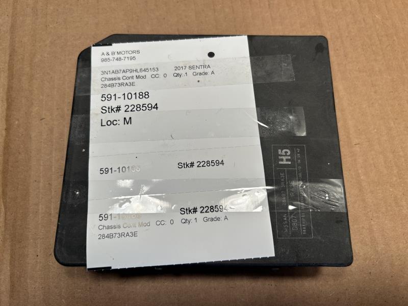 2016 2017 2018 2019 Nissan Sentra Chassis Cont MOD Power Supply engine compartment