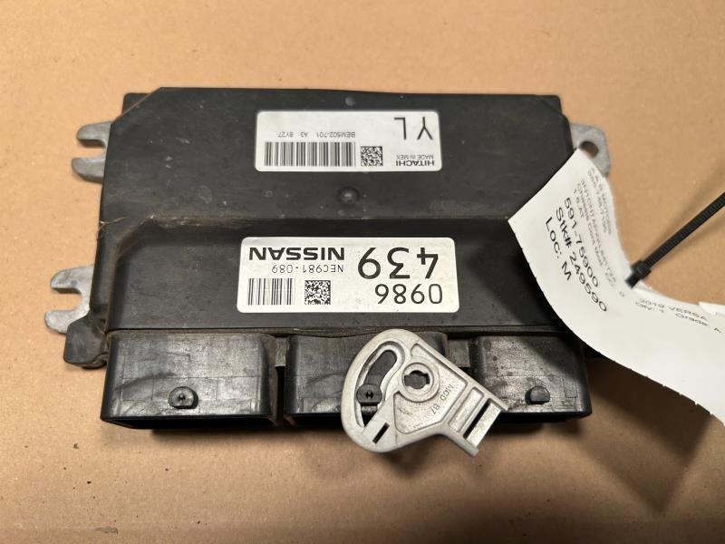 2016 2017 2018 2019 Nissan Versa Chassis Cont MOD Body Control BCM LH dash conventional ignition