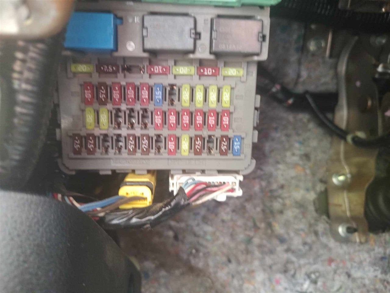 2014 Honda Accord Cabin Interior Fuse Box Relay Panel