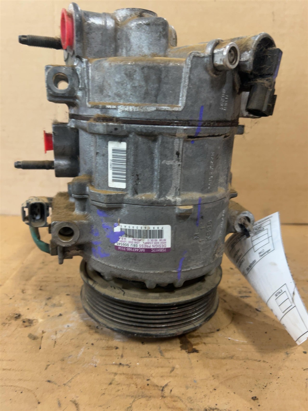 2014 thru 2023 Chrysler 300, Dodge Charger, Dodge Challenger AC Air Conditioning Compressor 3.6L