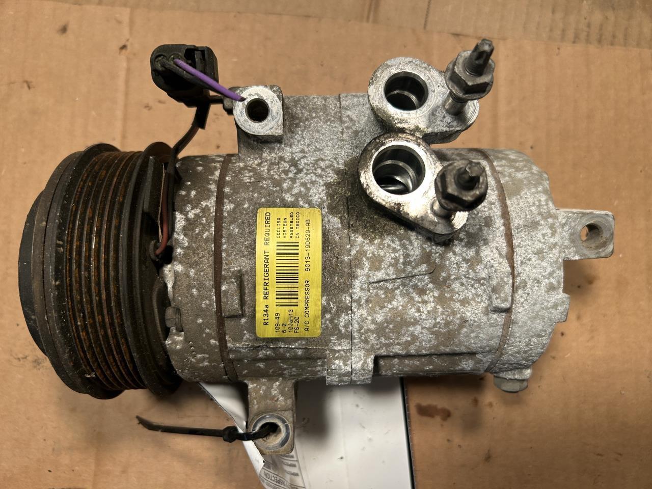 2008 thru 2012 Ford Taurus, Ford Flex, Lincoln MKS, Lincoln MKT and 2 more AC Air Conditioning Compressor 3.5L