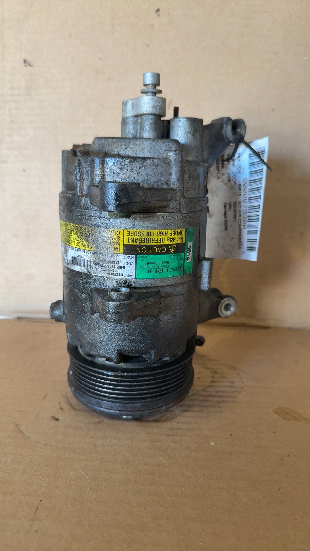 2002 thru 2008 Mini Cooper AC Air Conditioning Compressor 4 Cylinder Conv