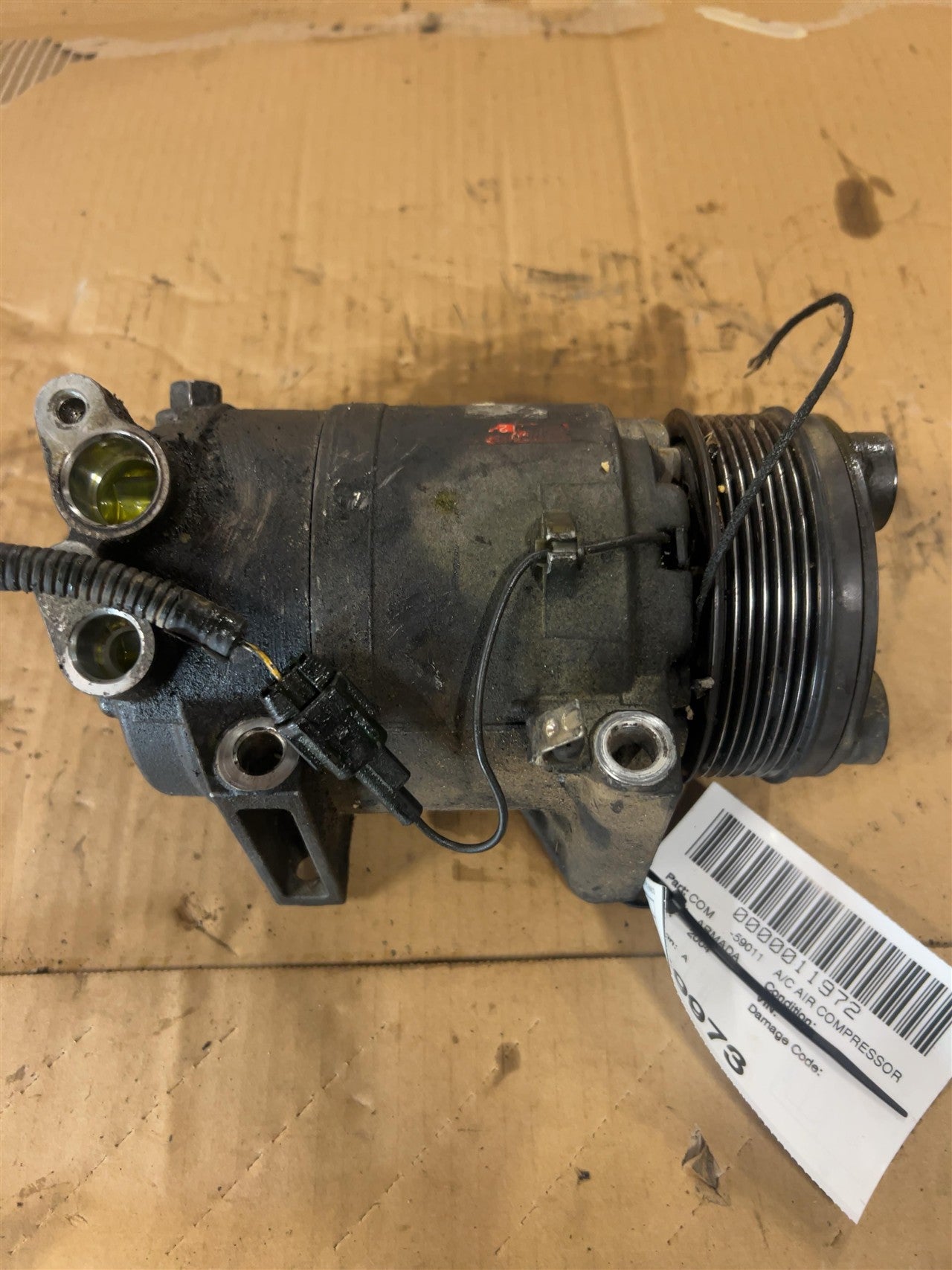 2004 2005 2006 2007 Infiniti QX56, Nissan Armada, Nissan Titan AC Air Conditioning Compressor 5.6L