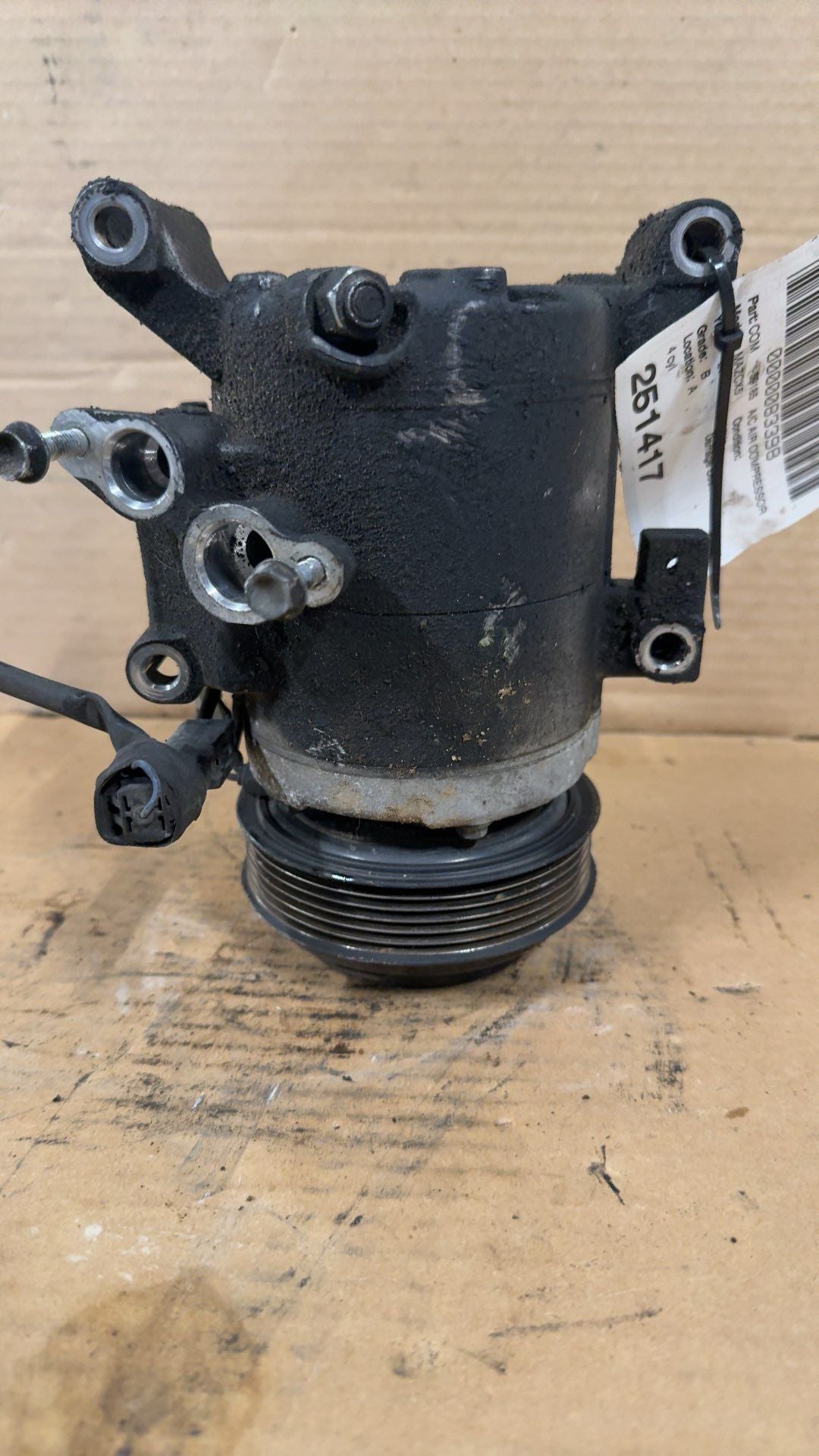 2013 thru 2023 Mazda CX5, Mazda 3 AC Air Conditioning Compressor 4 Cylinder naturally aspirated