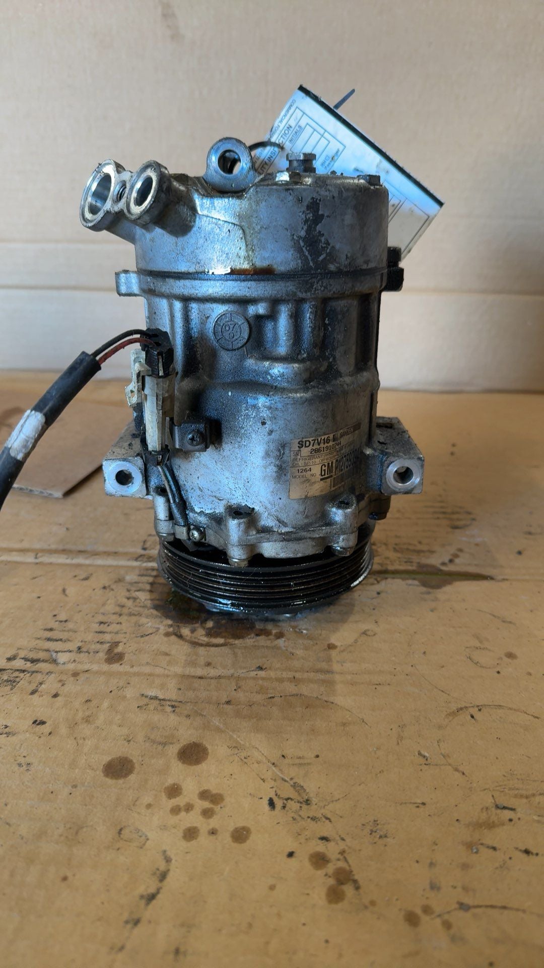 2005 thru 2011 Saab 9 3 AC Air Conditioning Compressor 2.0L