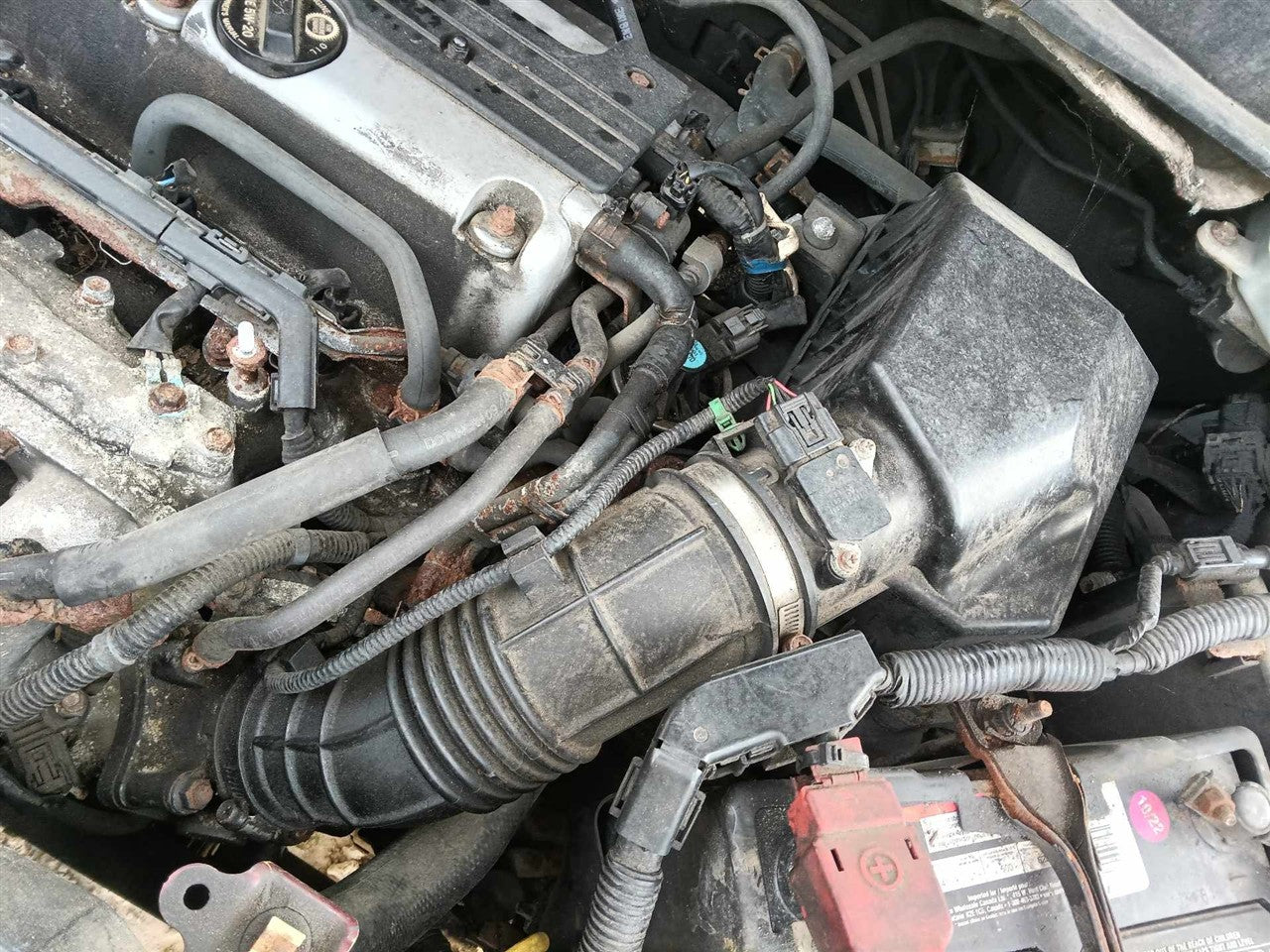 2007 2008 2009 Honda CR V Air Cleaner Intake Filter Box 2.4L lower