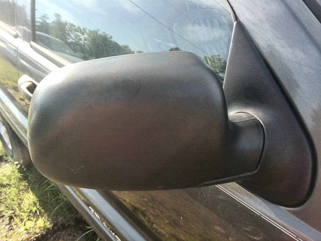 1999 thru 2004 Jeep Grand Cherokee Right Passenger Side View Door Mirror Power heated