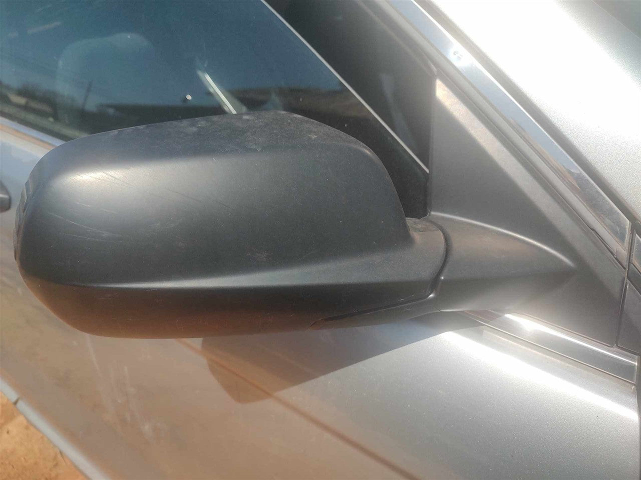 2007 thru 2011 Honda CR V Right Passenger Side View Door Mirror power non heated moulded in black R