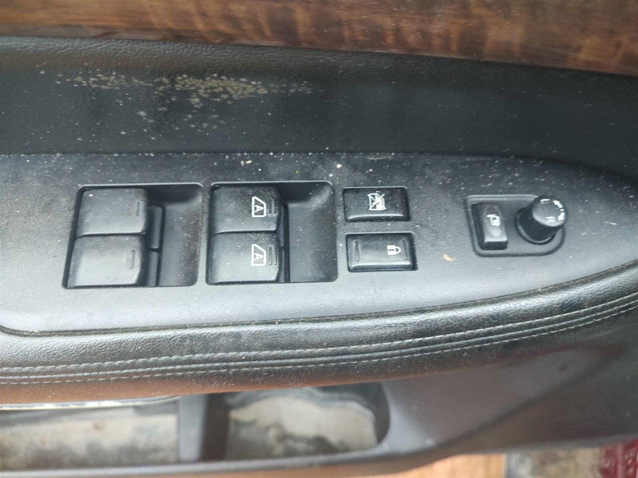 2008 thru 2015 Nissan Armada, Nissan Titan Driver Side Left Front Door Window Master Switch Driver s lock and