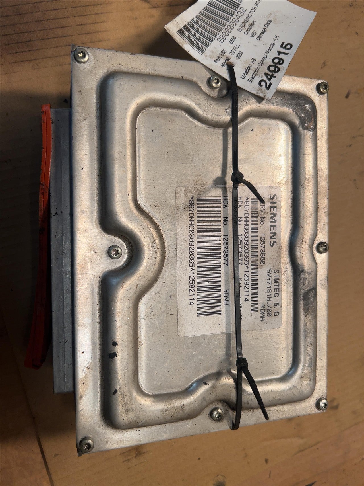 2000 thru 2006 Cadillac Deville, Cadillac Seville, Cadillac Eldorado, Oldsmobile Aurora and 1 more Engine Control Module ECU