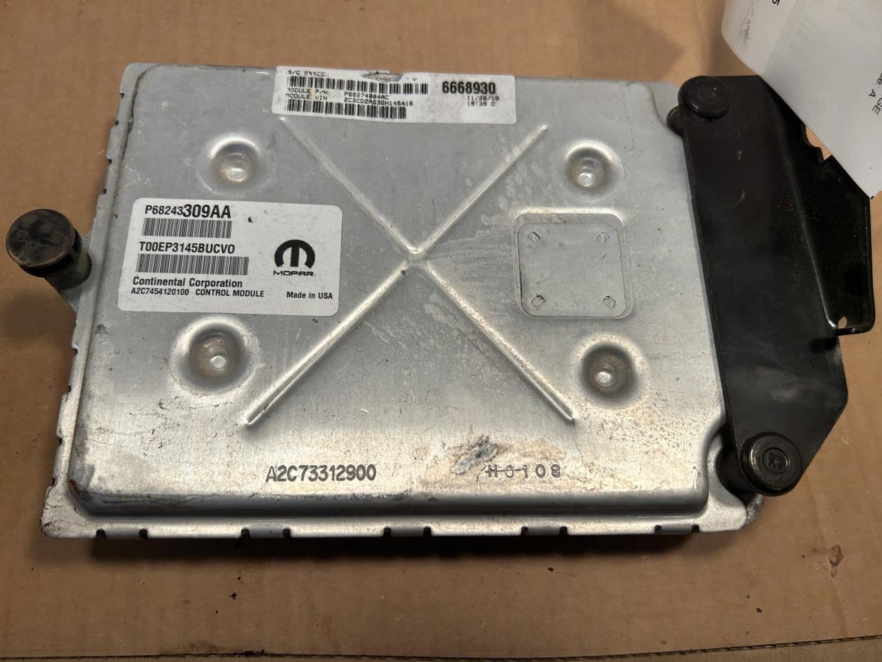 2016 2017 Chrysler 300, Dodge Challenger, Dodge Charger Engine Control Module ECU ECM PCM Electronic 3.6L