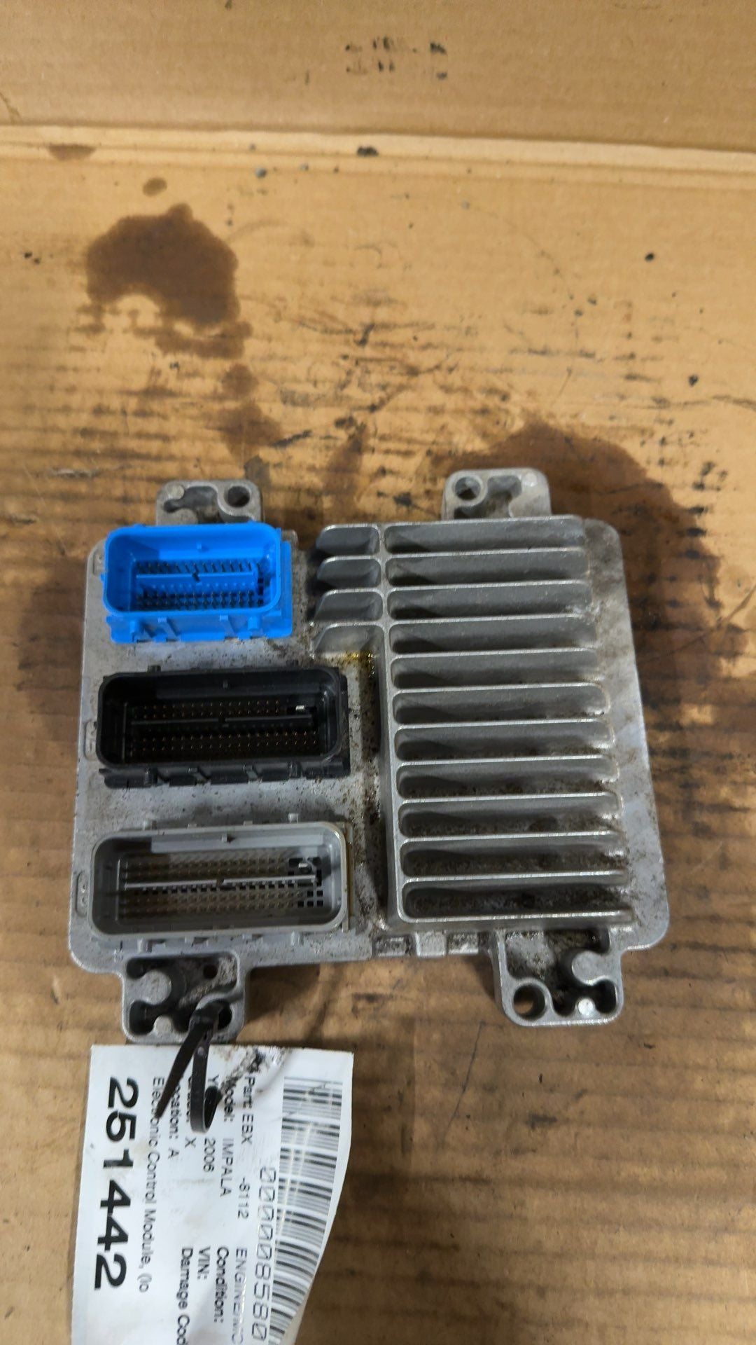2005 thru 2010 Chevrolet Malibu, Cadillac XLR, Chevrolet Impala, Chevrolet Uplander and 34 more Engine Control Module ECU
