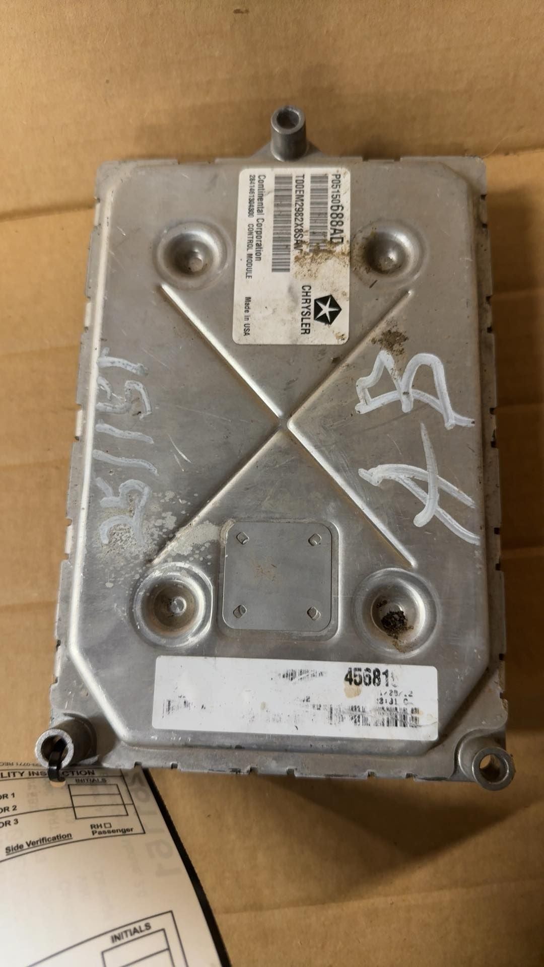 2013 Dodge Dart Engine Control Module ECU ECM PCM 2.0L Electronic