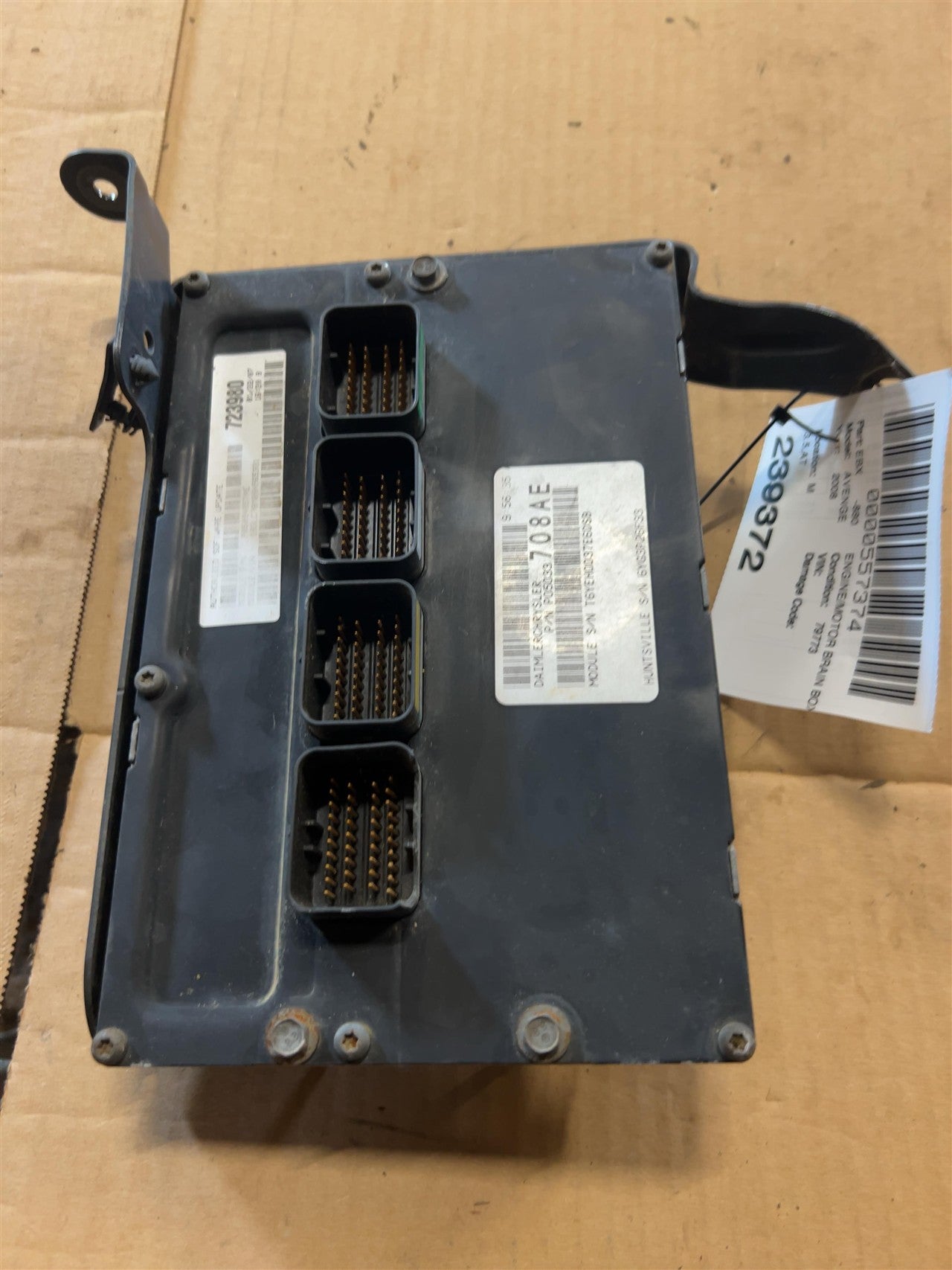 2007 2008 Chrysler Sebring, Dodge Avenger Engine Control Module ECU ECM PCM Electronic