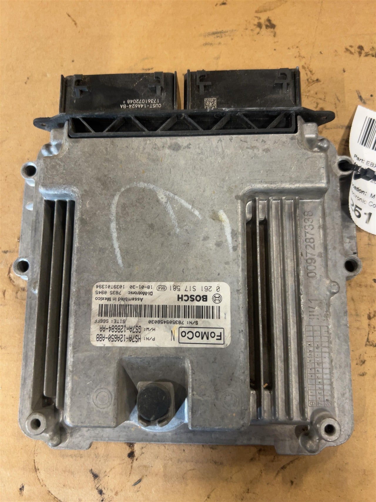 2017 2018 2019 Ford Fusion Engine Control Module ECU ECM PCM 1.5L Electronic