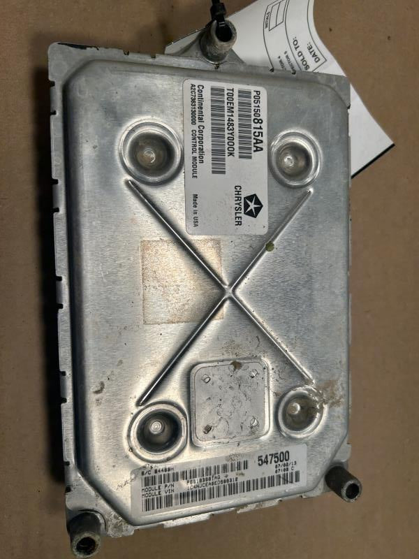 2013 thru 2017 Jeep Compass, Jeep Patriot Engine Control Module ECU ECM PCM 2.0L Electronic