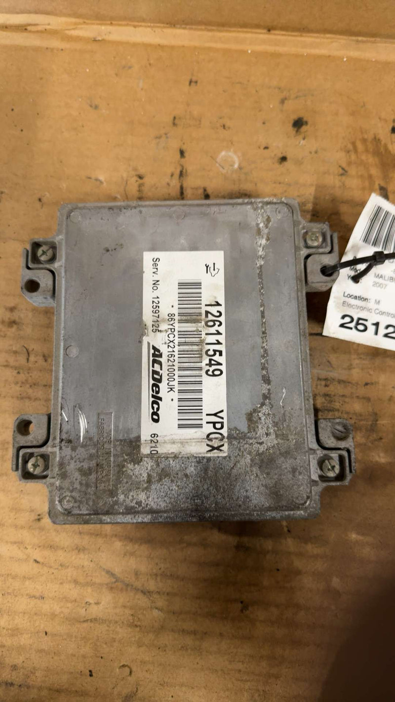2007 thru 2012 Chevrolet Malibu, Chevrolet HHR, Chevrolet Cobalt, Pontiac G5 and 11 more Engine Control Module ECU ECM PCM