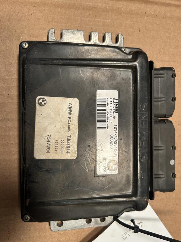 2002 2003 2004 Mini Cooper Engine Control Module ECU ECM PCM Electronic 1.6L Base MT