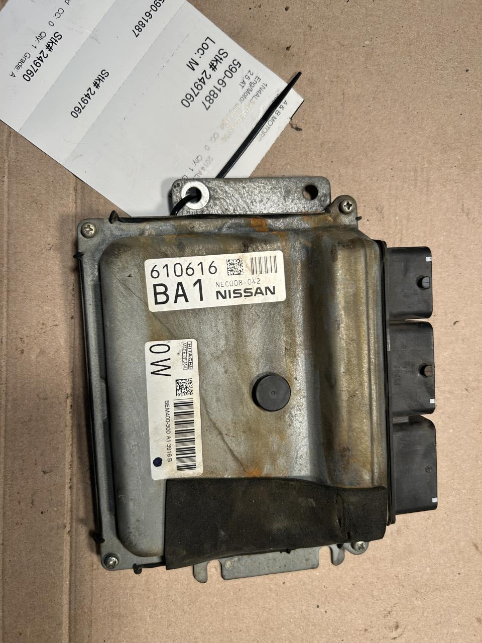 2013 2014 Nissan Altima Engine Control Module ECU ECM PCM Electronic 2.5L 4 cylinder AT CVT