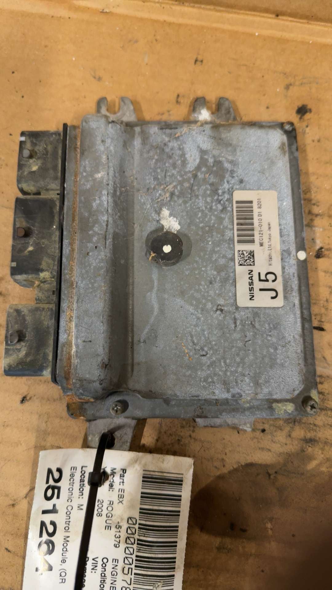 2008 Nissan Rogue Engine Control Module ECU ECM PCM Electronic QR25DE 2.5L Federal FWD