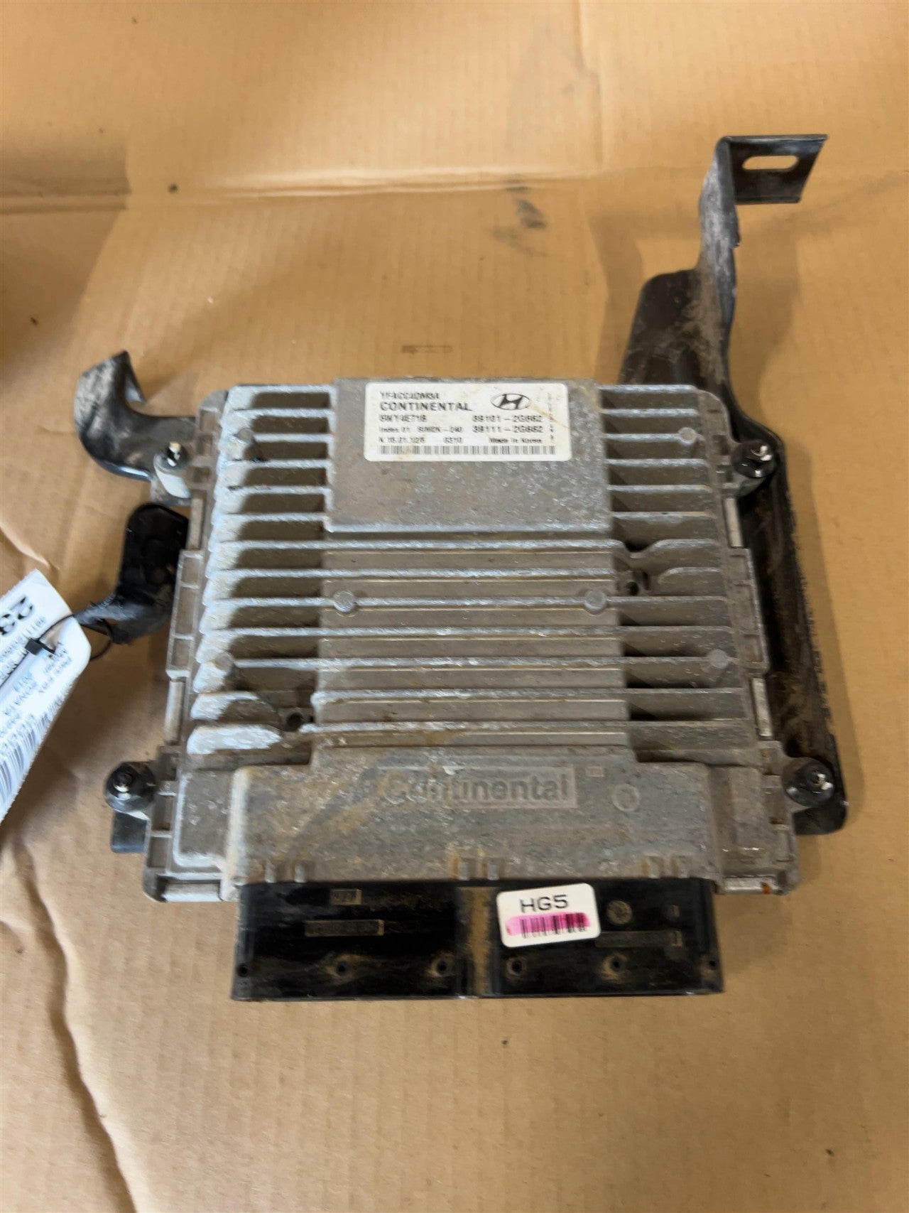 2011 2012 2013 2014 Hyundai Sonata Engine Control Module ECU ECM PCM Electronic LH under hood
