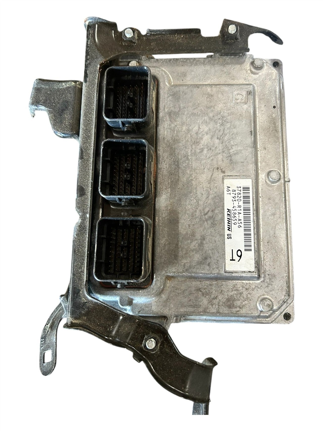 2012 2013 Honda Civic Engine Control Module ECU ECM PCM Electronic gasoline behind battery tray