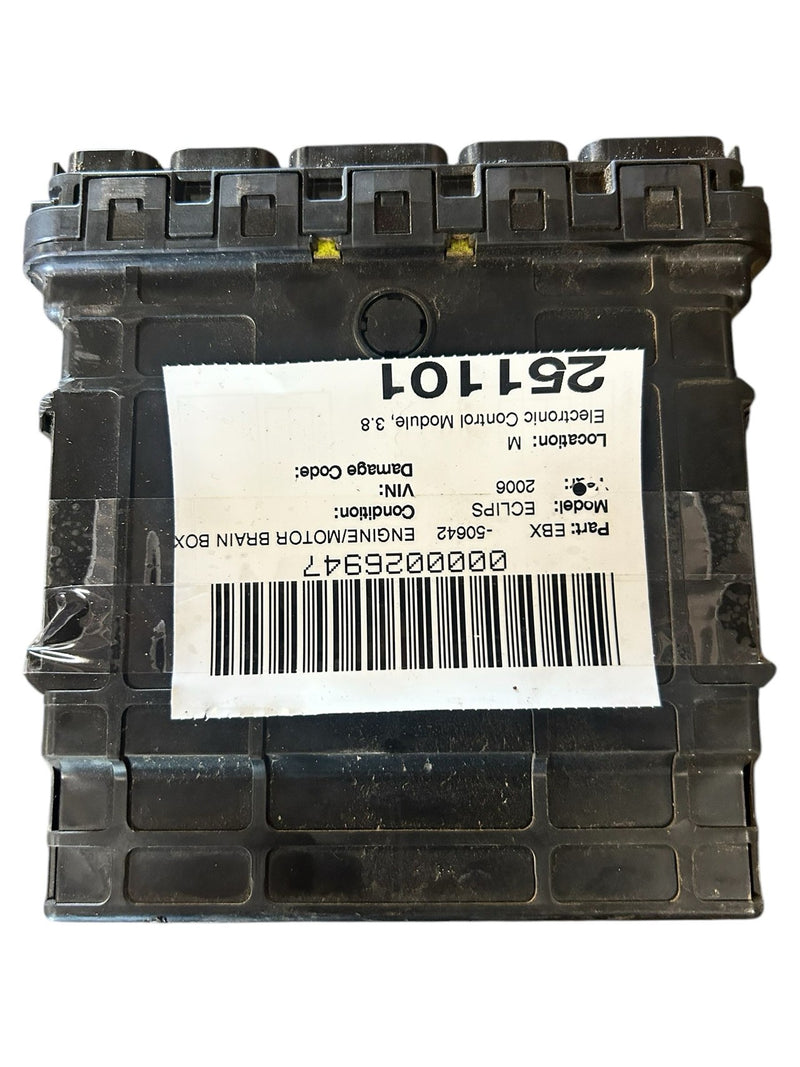 2006 Mitsubishi Eclipse Engine Control Module ECU ECM PCM 3.8L Electronic 6 cylinder AT