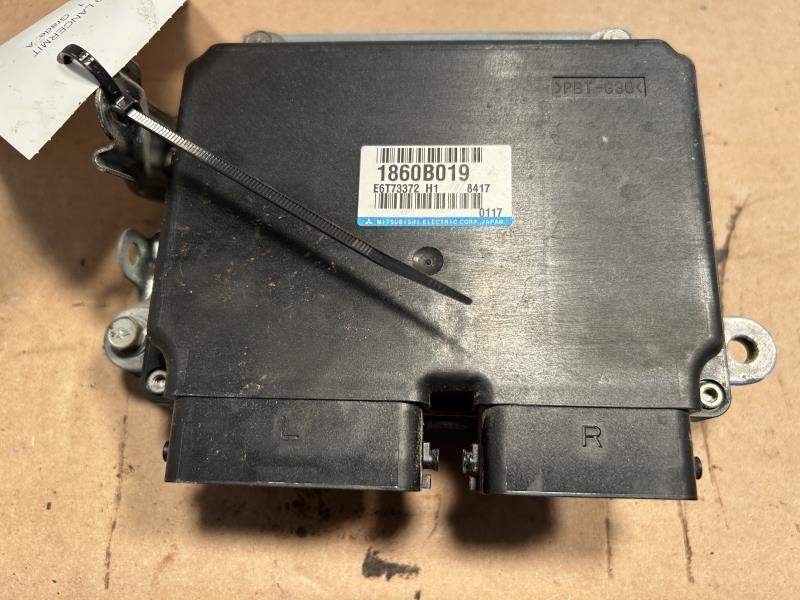 2009 Mitsubishi Lancer Engine Control Module ECU ECM PCM Electronic LH inner fender mounted 2.4L