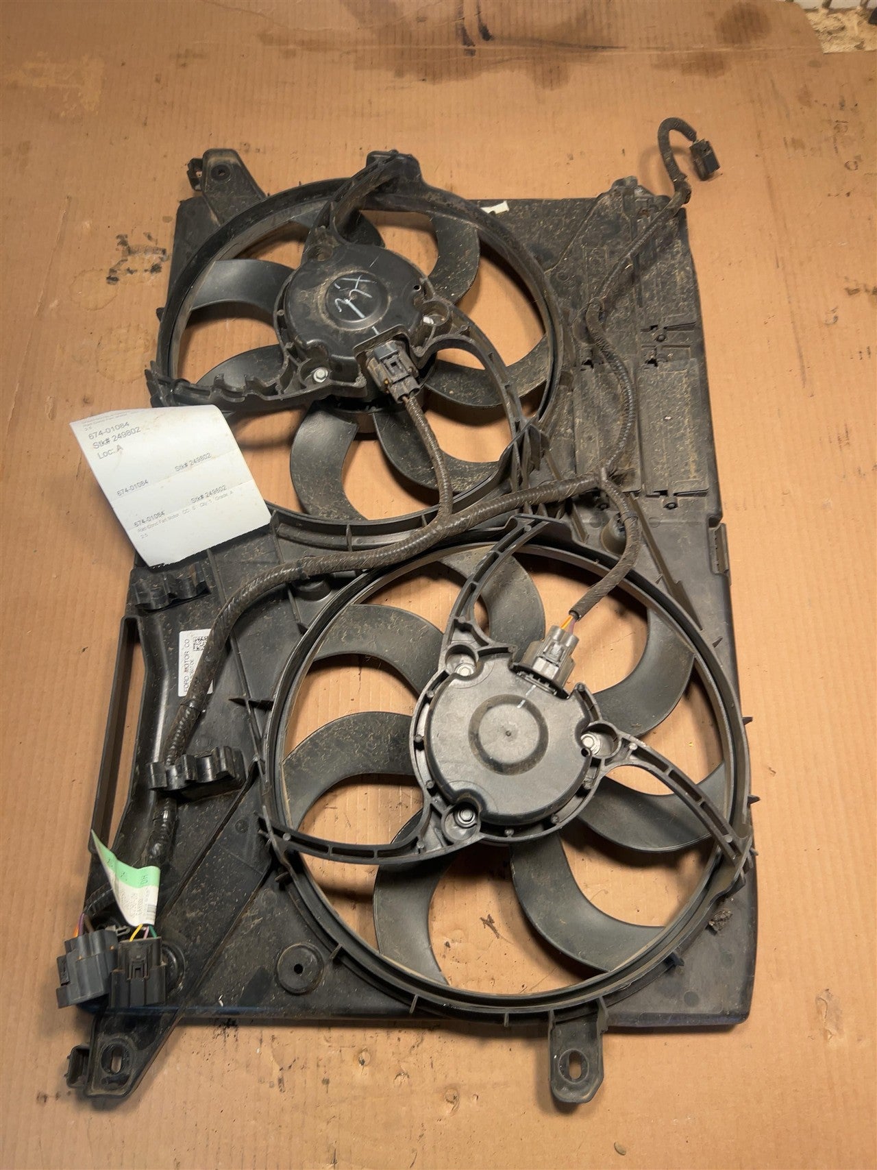 2013 thru 2020 Ford Fusion RAD Cond FAN Motor Assembly