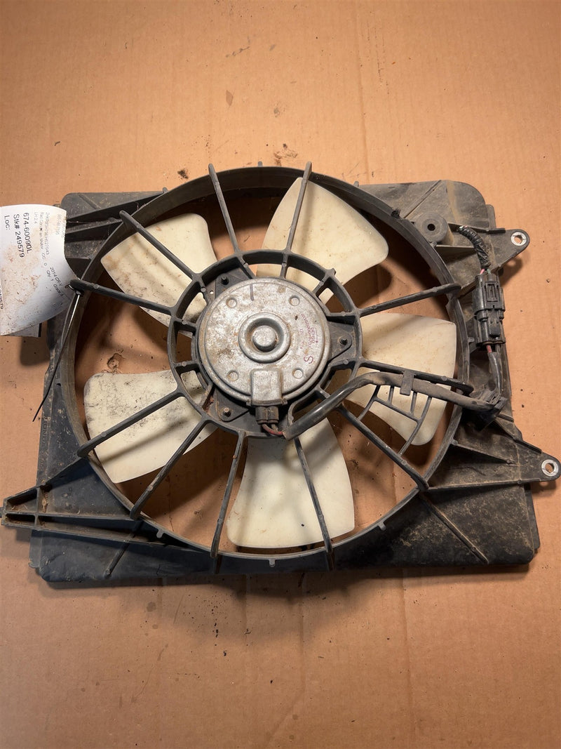 2012 2013 2014 Honda CR V Driver Side Left RAD Cond FAN Motor Assembly 2.4L radiator LH