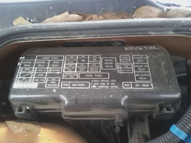 2001 2002 2003 Acura CL Engine Bay Fuse Box Relay Panel compartment Sport