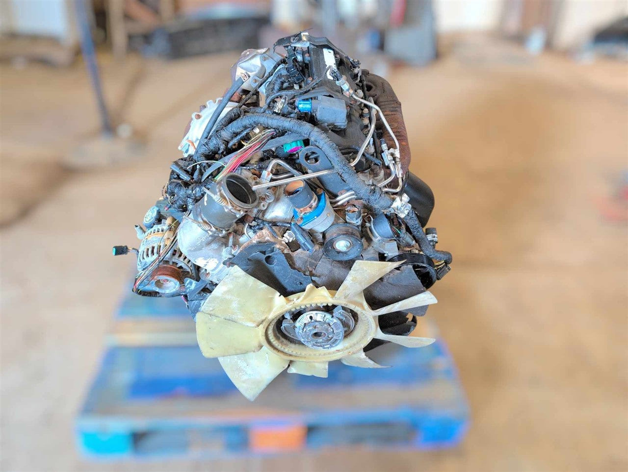 2005 2006 2007 Ford F250SD, Ford F350SD Engine Motor Assembly 6.0L VIN P diesel