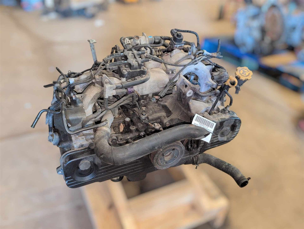 2004 2005 2006 Subaru Baja, Subaru Legacy Engine Motor Assembly 2.5L VIN 6 SOHC AT
