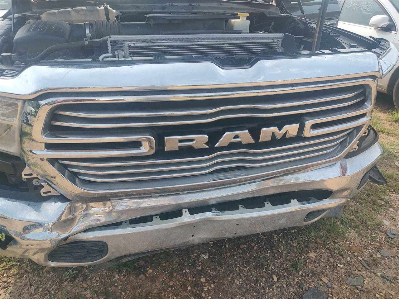 2019 thru 2024 Dodge 1500 Grille new style 6 lug wheel upper