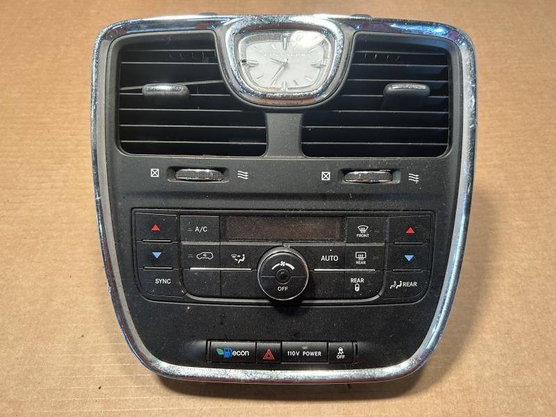 2011 thru 2020 Dodge Caravan, Chrysler Town and Country AC Heater Temperature Climate Control Unit front dash mounted