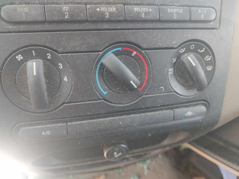 2004 thru 2008 Ford F150 AC Heater Temperature Climate Control Unit with manual non heated back glass
